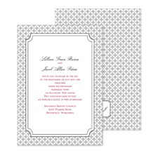 Beautiful Geometry Wedding Invitation