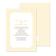 Beautiful Geometry Wedding Invitation