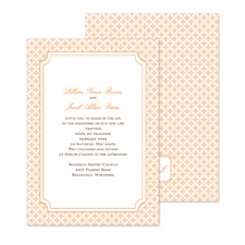 Beautiful Geometry Wedding Invitation