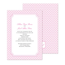Beautiful Geometry Wedding Invitation