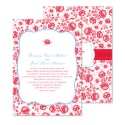 Vintage Flowers Invitation