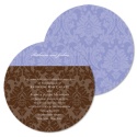 Shades of Damask Invitation - Orchid