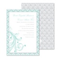 Patterned Elegance Wedding Invitation