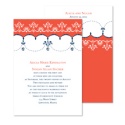 Whimsy Border Wedding Invitation