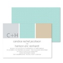 Patterned Colors Wedding Invitation