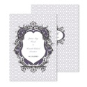 Ornate Crests Wedding Invitation