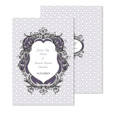 Ornate Crests Wedding Invitation
