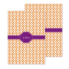 Mosaic Crest Wedding Invitation - Grapevine