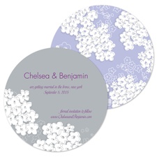 Flurry of Flowers Save the Date - Orchid