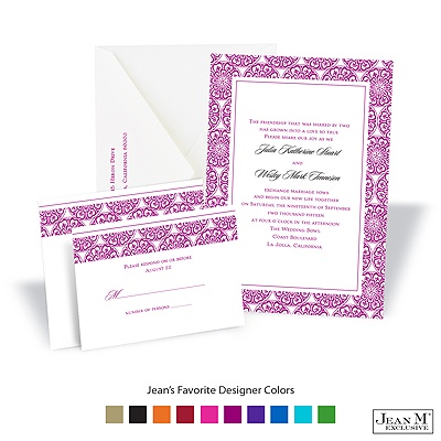 Kaleidoscope Floral Invitation
