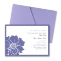 Floral Focus Pocket Invitation