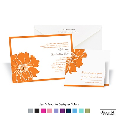 Floral Focus Invitation