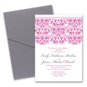 Elegant Filigree Pocket Invitation