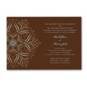 Mod Medallion Invitation - Espresso