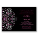 Mod Medallion Invitation - Fuchsia