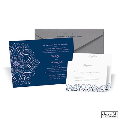 Mod Medallion Invitation - Freesia