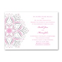 Mod Medallion Invitation - White