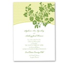Garden Trellis Invitation - Cloverleaf