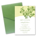 Garden Trellis Pocket Invitation - Cloverleaf