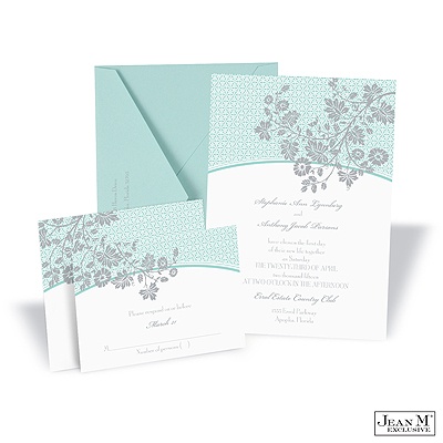 Garden Trellis Invitation - Stainless