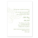 Swirling Filigree Invitation - Cloverleaf