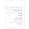 Swirling Filigree Invitation - Grapevine