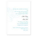 Swirling Filigree Invitation - Palm