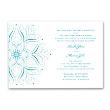 Mod Medallion Wedding Invitation - Palm