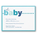 Oh Baby Shower Invitation - Poolside