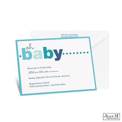 Baby Shower Invite Wording on Occasions    Baby Shower    Oh Baby Shower Invitation   Poolside