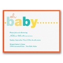 Oh Baby Shower Invitation - Poppy