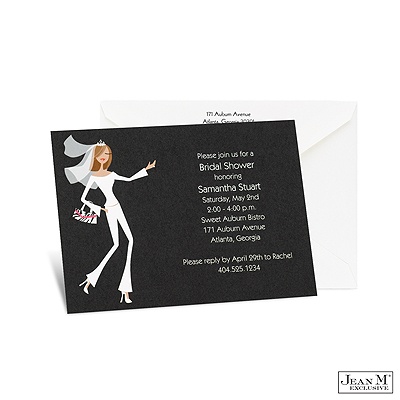 Diva Bridal Shower Invitation