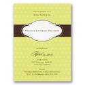 On the Dot Bridal Shower Invitation - Leaf