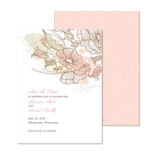 Sweet Floral Save the Date