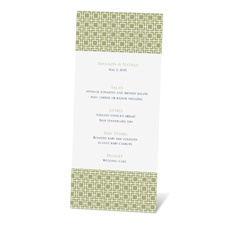Colorful Geometry Menu Card