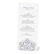 Mod Medallion Menu Card