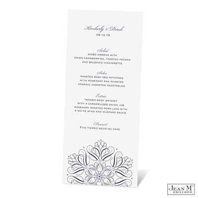 Mod Medallion Menu Card