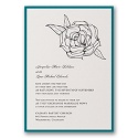 Ecru Shimmer Layered Invitation