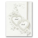 Hearts and Roses Wedding Invitation