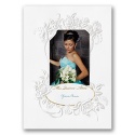 Rose Heart Frame Quinceanera Invitation