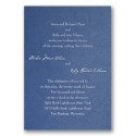 Blue Shimmer Invitation Card