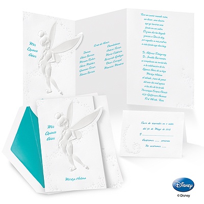 Quinceanera Invitations on Home Occasions Quincea Era Tinkerbell Quinceanera Invitation