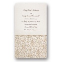 Champagne Filigree Wedding Invitation