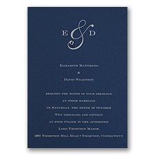 Midnight Wedding Invitation