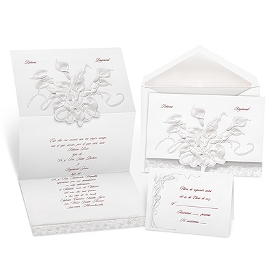 Calla Lily Wedding Invitation