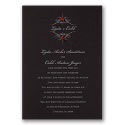 Black Invitation Card