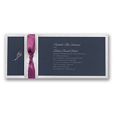 Midnight Layered Wedding Invitation