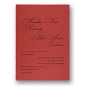 Red Shimmer Invitation Card