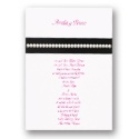 Black and Bling Wedding Invitation