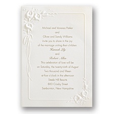 Classic Calla Lilies Wedding Invitation